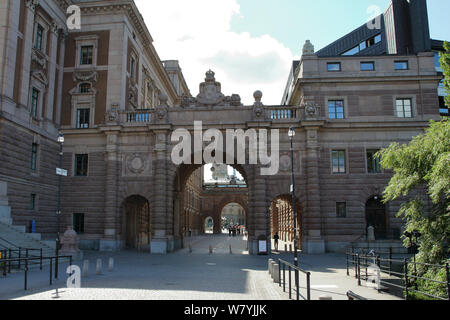 Royal und staatlichen Schlösser in Stockholm, der Hauptstadt Schwedens Stockfoto