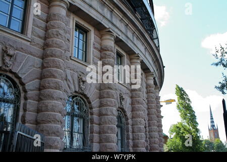 Royal und staatlichen Schlösser in Stockholm, der Hauptstadt Schwedens Stockfoto