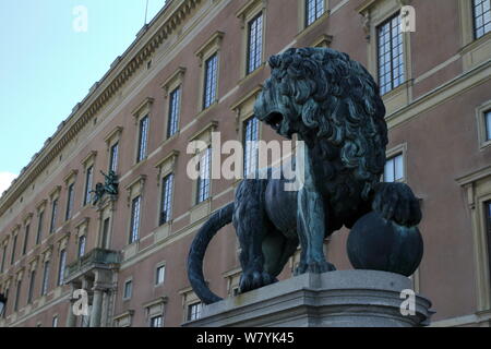 Royal und staatlichen Schlösser in Stockholm, der Hauptstadt Schwedens Stockfoto