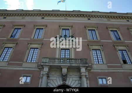 Royal und staatlichen Schlösser in Stockholm, der Hauptstadt Schwedens Stockfoto