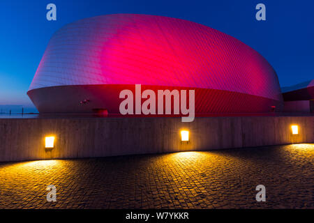 Blick von Außen von den Bla Planet Aquarium, Kopenhagen, Dänemark, Europa. Stockfoto