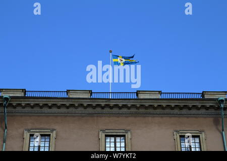 Royal und staatlichen Schlösser in Stockholm, der Hauptstadt Schwedens Stockfoto