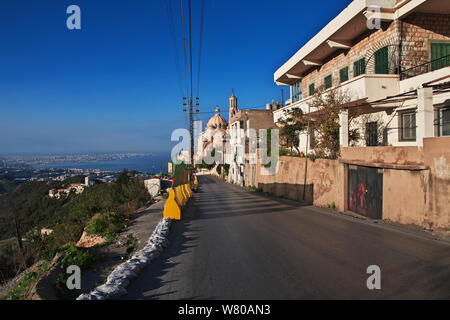 Die Kirche in Jounieh, Libanon Stockfoto