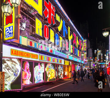 Der Roboter Restaurant im Stadtteil Kabukichō, Shinjuku, Tokyo, Japan Stockfoto