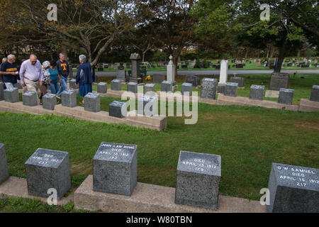Titanic Gräber Halifax Friedhof Stockfoto