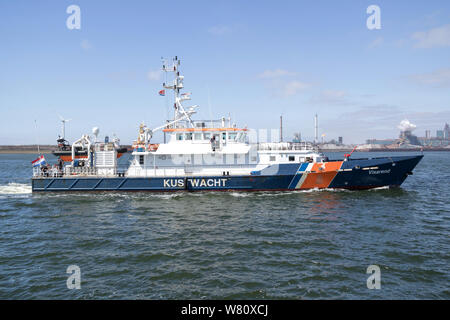 Kustwacht Patrouillenboot VISAREND. Die niederländische Küstenwache ist eine unabhängige zivile Organisation mit eigenen Aufgaben, Kompetenzen und Verantwortlichkeiten. Stockfoto