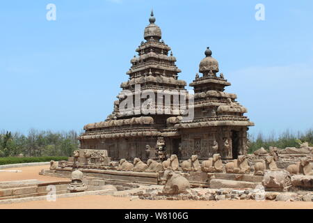 Mahabalipuram Tempel Komplex Stockfoto