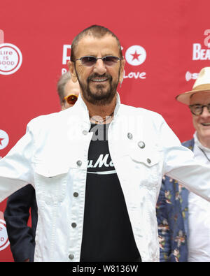 Ringo Starr's 11. jährlichen Frieden und Liebe Geburtstag Feier bei Capitol Records in Hollywood, Kalifornien am Juli 7, 2019 Mit: Ringo Starr Wo: Los Angeles, Kalifornien, Vereinigte Staaten, wenn: 07 Jun 2019 Credit: Sheri Determan/WENN.com Stockfoto