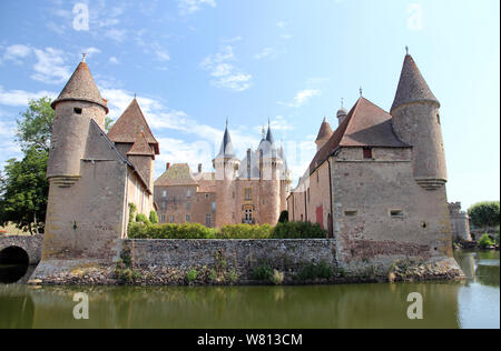 Chateau La Clayette Burgund Frankreich Stockfoto