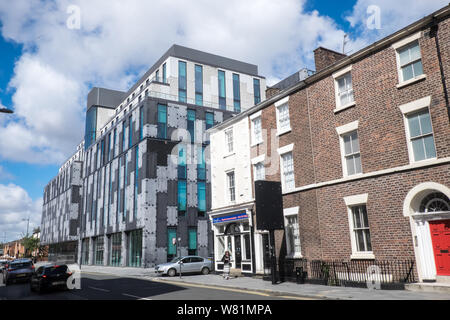 Liverpool John Moores University, Redmonds Building, Liverpool, Stadt, Zentrum, Norden, Norden, Stadt, DE, GB, Großbritannien, Britische, Stockfoto