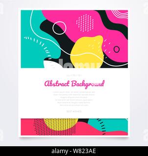 Helle abstrakte Broschüre - moderne Wohnung design Banner Stock Vektor