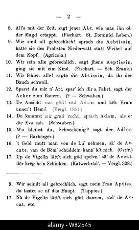 De Wie das Volk spricht (Hoefer) 007. Stockfoto