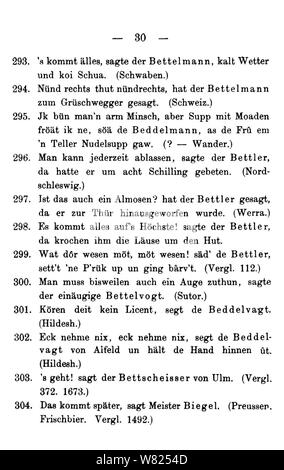 De Wie das Volk spricht (Hoefer) 035. Stockfoto