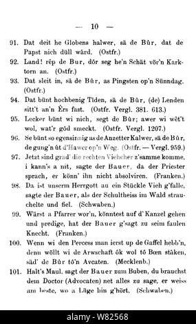 De Wie das Volk spricht (Hoefer) 015. Stockfoto