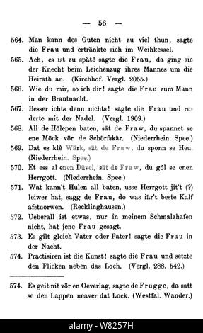 De Wie das Volk spricht (Hoefer) 061. Stockfoto