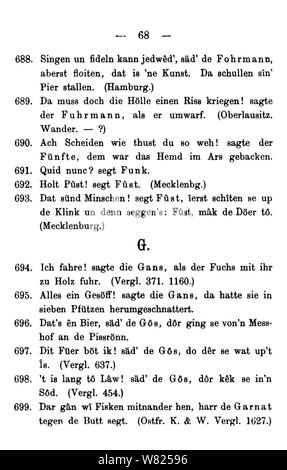 De Wie das Volk spricht (Hoefer) 073. Stockfoto