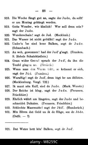 De Wie das Volk spricht (Hoefer) 093. Stockfoto