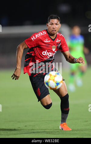 Kanagawa, Japan. 7 Aug, 2019. Rony (paranaense) Fußball: J.League YBC Levain Cup / conmebol Sudamericana Meisterschaft finale 2019 KANAGAWA Übereinstimmung zwischen Shonan Bellmare - Atlético Paranaense an Shonan BMW Stadion Hiratsuka in Kanagawa, Japan. Credit: yohei Osada/LBA SPORT/Alamy leben Nachrichten Stockfoto