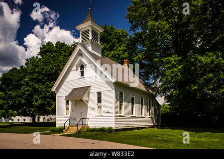 Zentrum Schule Salem historische Bezirk Salem, Connecticut, USA Stockfoto