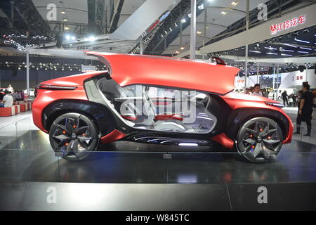 Eine FV 2030 elektrische Konzept Auto von Chery auf dem Display während der 14 China (Guangzhou) Internationale Automobil Ausstellung, auch als automatische Guangzh bekannt Stockfoto