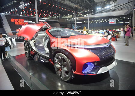 Eine FV 2030 elektrische Konzept Auto von Chery auf dem Display während der 14 China (Guangzhou) Internationale Automobil Ausstellung, auch als automatische Guangzh bekannt Stockfoto