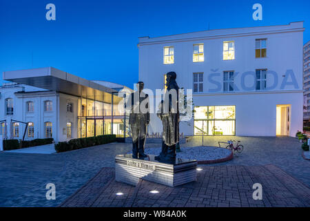 Škoda Muzeum, Mladá Boleslav, Ceska Republika/Skoda Museum, Mlada Boleslav, tschechische Republik Stockfoto