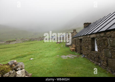 Die Straße auf Hirta, St Kilda Archipel, Großbritannien Stockfoto