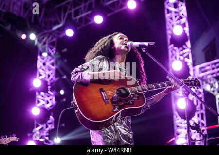 Der britische Sänger und Songwriter Corinne Bailey Rae, der während der 12. Shanghai JZ Festival 2016 in Shanghai, China, 16. Oktober 2016. Stockfoto