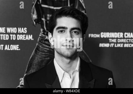 Asbury Park, NJ - 7. August 2019: viveik Kalra besucht Premiere von 'Im Licht' bei Paramount Theater Blind Stockfoto