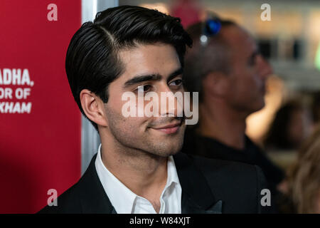 Asbury Park, NJ - 7. August 2019: viveik Kalra besucht Premiere von 'Im Licht' bei Paramount Theater Blind Stockfoto