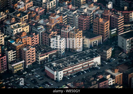 Blick auf wohnhochhäuser in Futian District, Shenzhen, die südchinesische Provinz Guangdong, 15. September 2016. Shenzhen Hotel Stockfoto