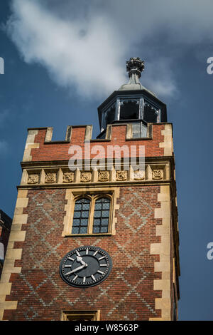 Die ehrenwerte Gesellschaft von Lincoln's Inn ist eines der vier Inns of Court in London und ist einer der renommiertesten Fachverbände der Welt von Richtern und Anwälten. Stockfoto