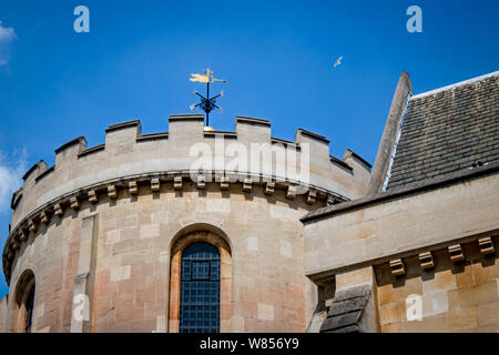 Runde Kirche ist Teil der Temple Church in London, von den Tempelrittern, da ihr Englisch Hauptsitz im 12. Jahrhundert erbaut. Stockfoto