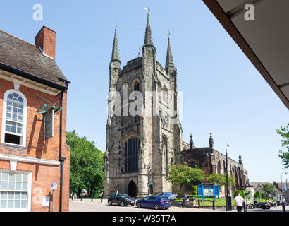 Die Pfarrkirche St. Editha, St Editha ist in der Nähe, Tamworth, Staffordshire, England, Vereinigtes Königreich Stockfoto