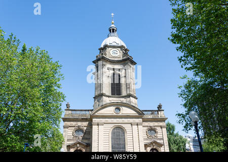 Birmingham, Dom, Cathedral Square, Colmore Row, Birmingham, West Midlands, England, Großbritannien Stockfoto