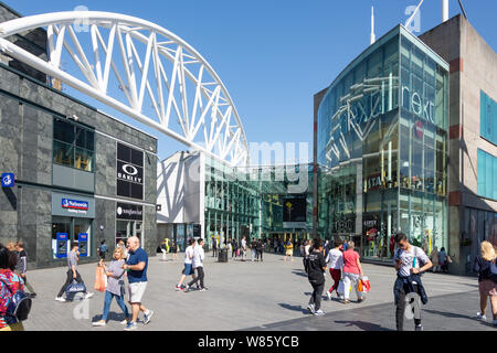 Rotunde Square, The Bullring Shopping Centre, Birmingham, West Midlands, England, Vereinigtes Königreich Stockfoto