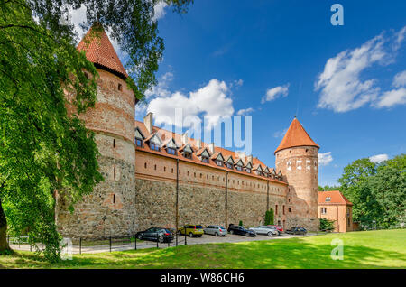 Bytow, Provinz Pommern, Polen, ger.: butow. 14.Burg des Deutschen Ordens. Stockfoto