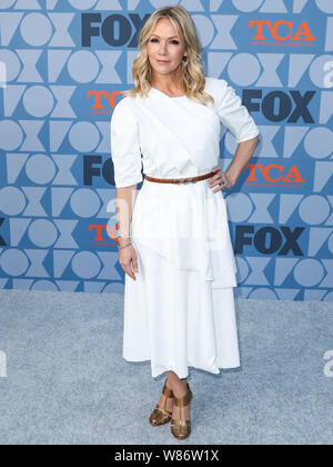 Los Angeles, USA. 07 Aug, 2019. LOS ANGELES, Kalifornien, USA - 07 AUGUST: Schauspielerin Jennie Garth kommt an der FOX Summer TCA 2019 All-Star-Party in den Fox Studios am 7. August 2019 in Los Angeles, Kalifornien, Vereinigte Staaten. (Foto von Xavier Collin/Image Press Agency) Quelle: Bild Presse Agentur/Alamy leben Nachrichten Stockfoto