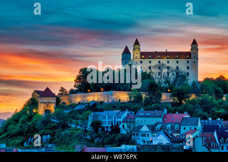 Burg von Bratislava, Bratislava, Slowakei Stockfoto