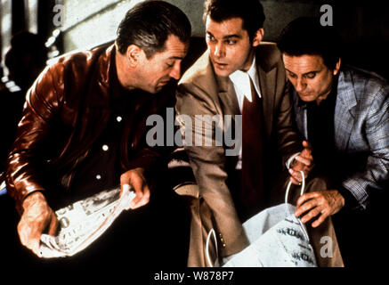 Joe Pesci, Ray Liotta, Robert deniro, Goodfellas, 1990 Stockfoto