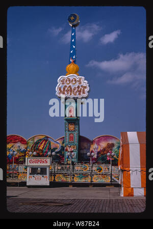 1001-Fahrt (Nacht), Ocean City, Maryland Stockfoto