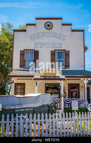 St. Augustine, FL, USA - Feb 7, 2019: Die älteste Store Museum Stockfoto