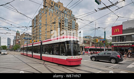 Queen Street West Spadina Avenue in Toronto Stockfoto