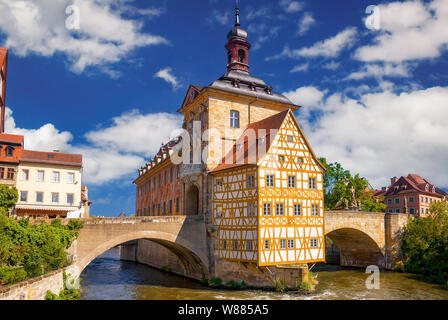 Altes Rathaus Bamberg in Oberfranken, Deutschland Stockfoto