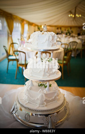 Hochzeitstorte Stockfoto