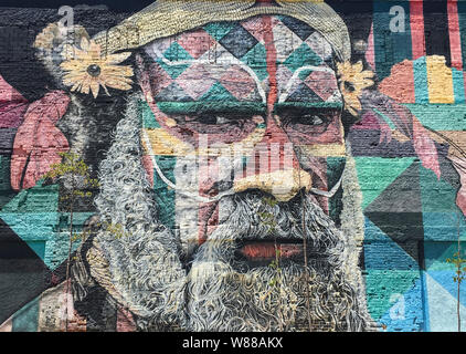 Ethnizität, Street Art, RIO DE JANEIRO Stockfoto