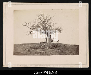 Ein einsames Grab auf Schlacht von Antietam Stockfoto