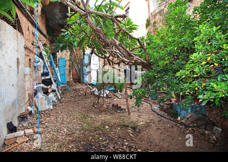 Die Straße in Batroun, Libanon Stockfoto