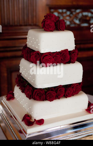 Hochzeitstorte Stockfoto