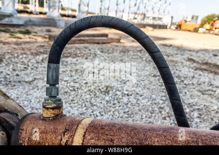 Hydraulisches Antriebssystem zum Traktor, Minibagger Stockfoto